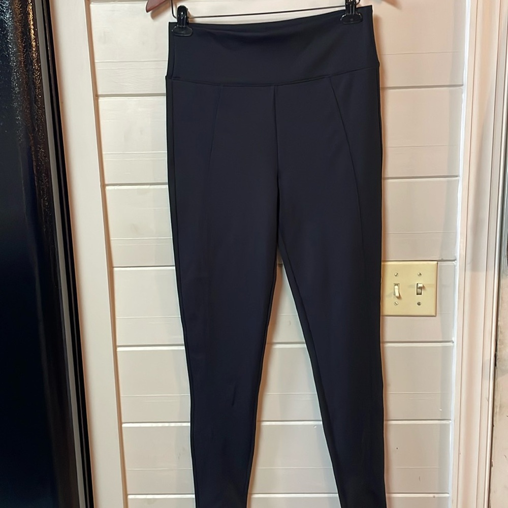 Spanx Assets Solid Black Ponte Shaping Leggings S… - image 3